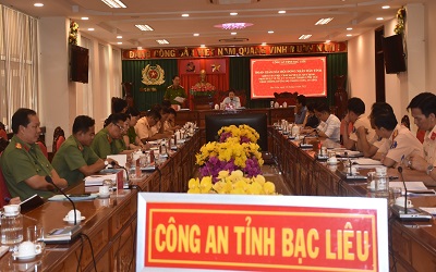 Đoàn giám sát Hội đồng nhân dân tỉnh làm việc với Công an tỉnh Bạc Liêu